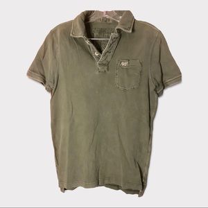 Abercrombie & Fitch Olive Green Men’s Polo